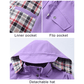 🌧️💧Ultimate Plaid Waterproof Jacket for Women🍃Unleash Style and Durability in Any Storm!