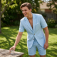 Men's Short Sleeve Suit 2-Piece Set