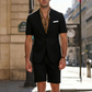 Men's Short Sleeve Suit 2-Piece Set