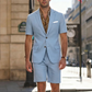 Men's Short Sleeve Suit 2-Piece Set