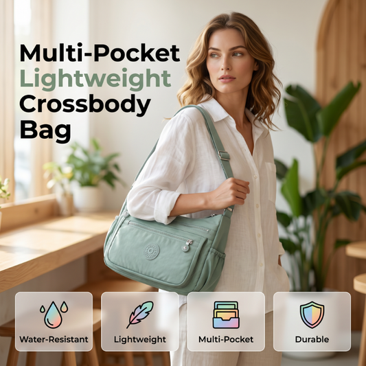 ⌛Limited-Time Offer-Lightweight Multi-Pocket Nylon Crossbody Bag – Lightweight, Water-Resistant & Perfect For Everyday Adventures 👜✨𝘉𝘶𝘺 2 𝘢𝘯𝘥 𝘨𝘦𝘵 𝘢𝘯 𝘦𝘹𝘵𝘳𝘢 8% 𝘥𝘪𝘴𝘤𝘰𝘶𝘯𝘵