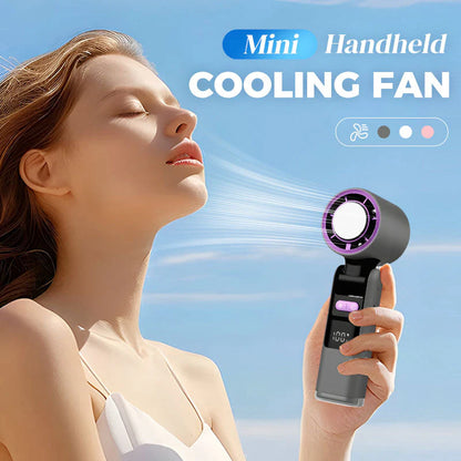 ❄️💨 Handheld Cooling Fan with Ice Mist – 3-speed settings, mist cooling – Pay on delivery ⚡✅