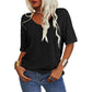 👚Women's Solid Color V-Neck T-shirt