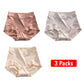 3PCS Premium Satin Antibacterial Panties Silky Skin