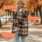 🎉 Last Day Promotion-60% OFF 🧥Women’s Classic Cozy Plaid Hooded Jacket