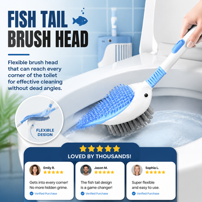 🍃Wall-Mounted Suction Cup Toilet Cleaning Brush Set