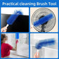 Dust brush, cleaning brush – bendable microfiber brush head, reusable dust collector, washable, suitable for ceiling fan blades.