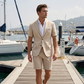 Men's Short Sleeve Suit 2-Piece Set