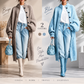✨🧶 Cozy Length, Effortless Layers | Women's Chunky Knit Long Sweater Coat