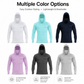 Men's Lightweight Quick-Dry UV Protection Hoodie – Built-in Face Cover, 4-Way Stretch & Sweat-Wicking