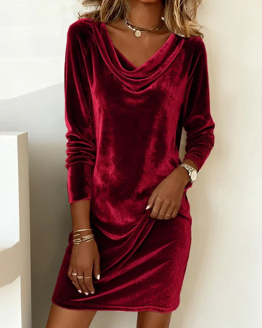 🎅Buy 2 Get Free Shipping 🎁Loose Velvet Dress for Women