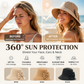 👒 LIMITED-TIME 51% OFF! ✨ Wide Brim Sun Hat with Bow – Full Coverage, Foldable, Breathable 🌞