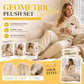 🍂 Embossed Geometric Plush Set – Timeless Comfort & Effortless Style For Every Occasion