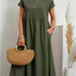 🔥Last Day Sale 49%🔥Summer Fashion Solid Color Cotton Linen Pocket Dress