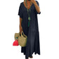 🎁2026 New Arrivals 50% OFF💥Women's Casual Long Dress – V-Neck, Loose, Flowy 🌾