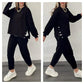 52%Rabatt🔥 Trendy einfarbiges zweiteiliges Set aus Oberteil und Hose für Damen