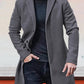 ✨Men's Single Row Buckle Solid Color Jacket