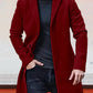 ✨Men's Single Row Buckle Solid Color Jacket