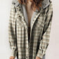 Autumn and Winter Series 44% OFF❄️Women's Winter Trendy Plaid Hooded Jacket💖