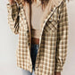 Autumn and Winter Series 44% OFF❄️Women's Winter Trendy Plaid Hooded Jacket💖
