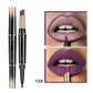 👄Heiße Aktion 49% Rabatt👄auf 16 Farben Lang anhaltende Lippenstift Lippenstift + Lipliner Combo