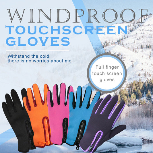 【50% Rabatt】Warme Winterhandschuhe Touchscreen Winddicht