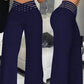 💖2026 NEW TYPE SALE 50% OFF💷🍃Women's Casual Hollow-out High-Waisted Wide-Leg Pants