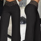 💖2026 NEW TYPE SALE 50% OFF💷🍃Women's Casual Hollow-out High-Waisted Wide-Leg Pants