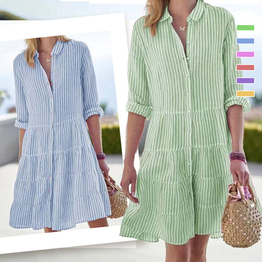 👗 Women’s Long-Sleeve Striped Shirt🔥Buy 2 Get Free Shipping🔥