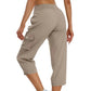 Hot Sale🔥Multi-Pocket Capri Cargo Pants