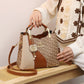 🔥Quantità limitata, fino ad esaurimento scorte🔥 🍂Elegante borsa a secchiello stampata