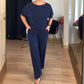 🔥ACQUISTA 2 E RICEVI LA SPEDIZIONE GRATUITA🔥Elegante cardigan lungo, top e pantaloni, set di 3 pezzi