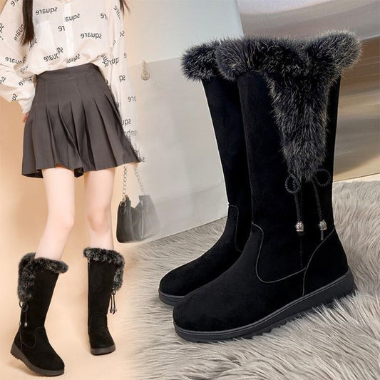 🎉Limited Sale🎉Women's Convenient Warm Anti-Slip Wear-Resistant Mid-Calf Boots