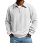 🔥2026 New arrivals offer-Men's Casual Half-Zip Cable-Knit Sweater