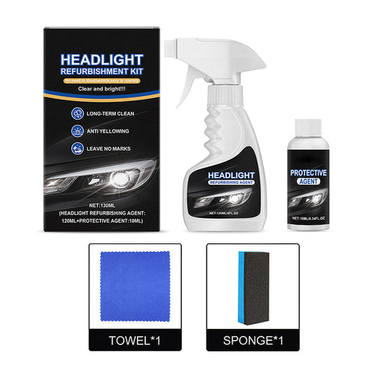 🏆 Last Day Special Price £10.99 ! Buy 2 Get 1 Free🚘 Automotive Headlamp Restoration Fluid, blurring enhanced crystalline coating refurbisher
