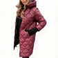 Women's Long Quilted Hooded Puffer Coat🔥Free Shipping