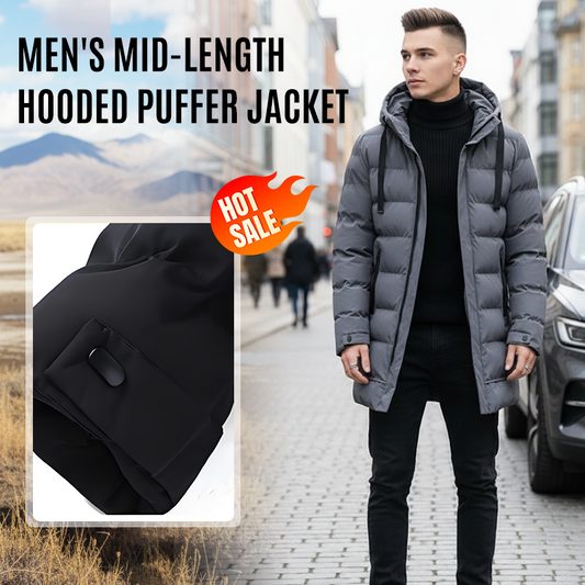 🔈🔈Winter useful products - 50% OFF❄️Men's mid-length down jacket with hood✨𝘉𝘶𝘺 𝘢𝘯𝘺 2 𝘢𝘯𝘥 𝘨𝘦𝘵 𝘢𝘯 𝘦𝘹𝘵𝘳𝘢 8% 𝘥𝘪𝘴𝘤𝘰𝘶𝘯𝘵