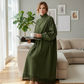 Women's Casual Solid Color Faux Suede Dress