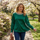 🔥Buy 2 Get Free Shipping🔥Women’s Elegant Synthetic Pearl Crew Neck Satin Top