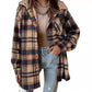 🎉 Last Day Promotion-60% OFF 🧥Women’s Classic Cozy Plaid Hooded Jacket