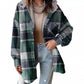 🎉 Last Day Promotion-60% OFF 🧥Women’s Classic Cozy Plaid Hooded Jacket