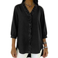 Women's Casual Ruffle V-Neck Shirt
