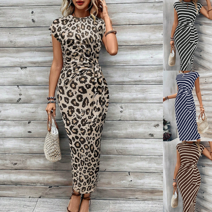 Women's Elegant Tie Waist Dress