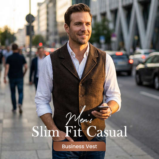 Men's Slim Fit Casual Business Vest