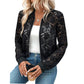 Women's Lightweight Lace Zip-Up Jacket