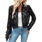 Women's Lightweight Lace Zip-Up Jacket