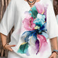 👔 LIMITED-TIME 50% OFF! ✨ Women's Casual Top – V-Neck, Button-Front, Patterned Trim, Soft 🍂