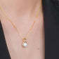 Elegant Hetian Jade Lucky Pendant Necklace
