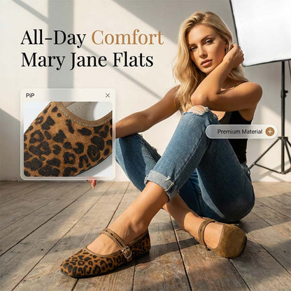 🌸 LAST DAY SPECIAL PRICE!! 🌸 Suede-Finish Mary Jane Ballet Flats – Memory Foam Insole, Adjustable Strap & Effortlessly Elegant 🥿✨𝘉𝘶𝘺 𝘢𝘯𝘺 2 𝘢𝘯𝘥 𝘨𝘦𝘵 𝘢𝘯 𝘦𝘹𝘵𝘳𝘢 8% 𝘥𝘪𝘴𝘤𝘰𝘶𝘯𝘵