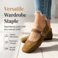 🌸 LAST DAY SPECIAL PRICE!! 🌸 Suede-Finish Mary Jane Ballet Flats – Memory Foam Insole, Adjustable Strap & Effortlessly Elegant 🥿✨𝘉𝘶𝘺 𝘢𝘯𝘺 2 𝘢𝘯𝘥 𝘨𝘦𝘵 𝘢𝘯 𝘦𝘹𝘵𝘳𝘢 8% 𝘥𝘪𝘴𝘤𝘰𝘶𝘯𝘵
